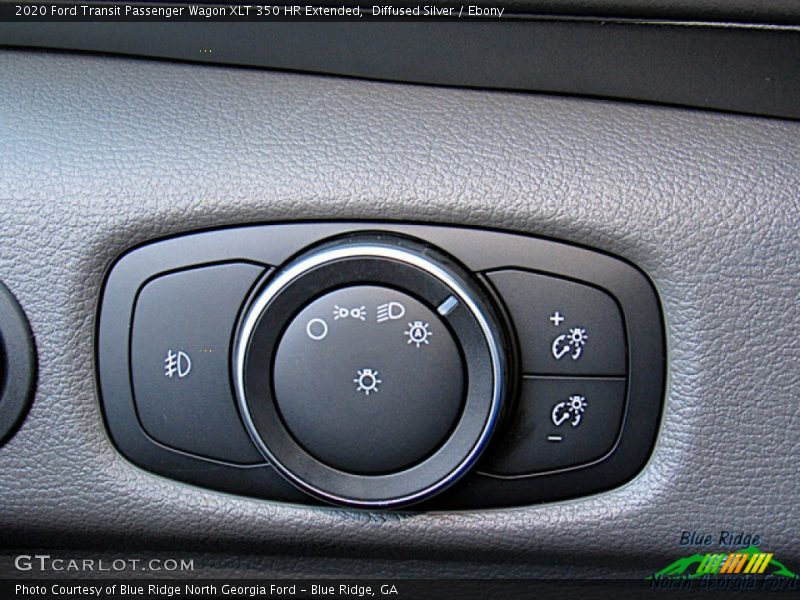 Diffused Silver / Ebony 2020 Ford Transit Passenger Wagon XLT 350 HR Extended