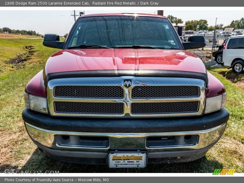 Radiant Fire Red Metallic / Dark Gray 1998 Dodge Ram 2500 Laramie Extended Cab