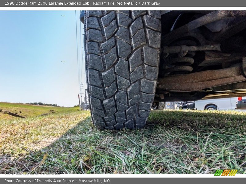 Radiant Fire Red Metallic / Dark Gray 1998 Dodge Ram 2500 Laramie Extended Cab