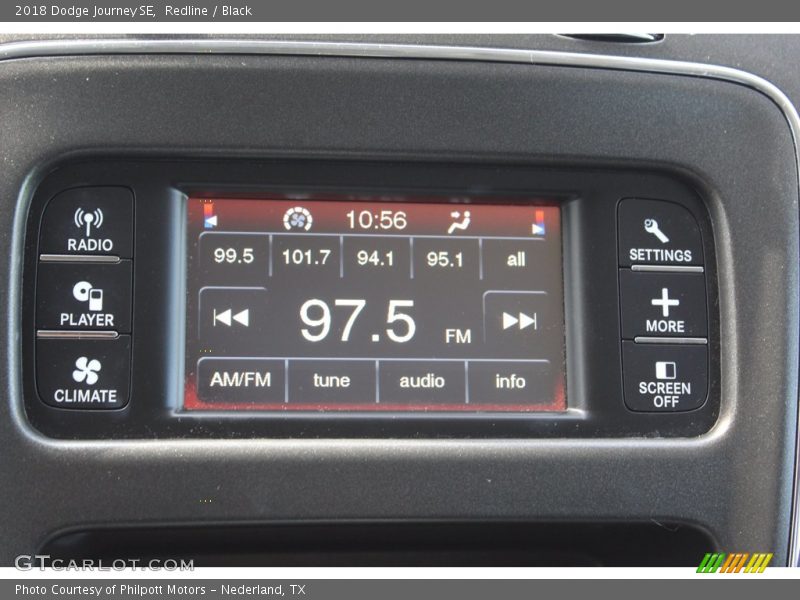 Redline / Black 2018 Dodge Journey SE