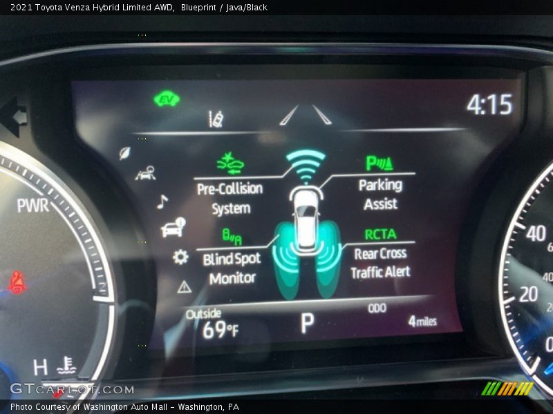 Blueprint / Java/Black 2021 Toyota Venza Hybrid Limited AWD