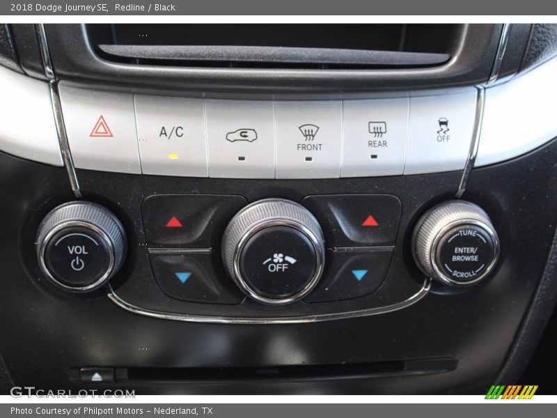 Redline / Black 2018 Dodge Journey SE