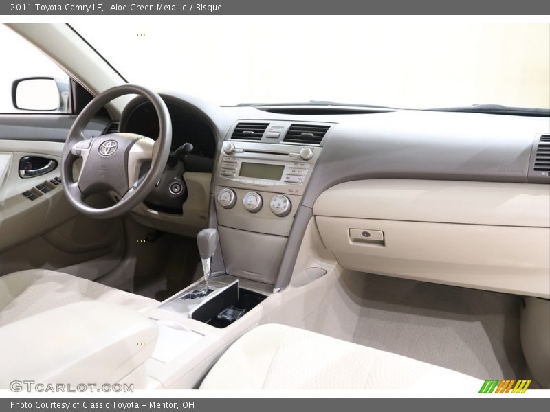 Aloe Green Metallic / Bisque 2011 Toyota Camry LE