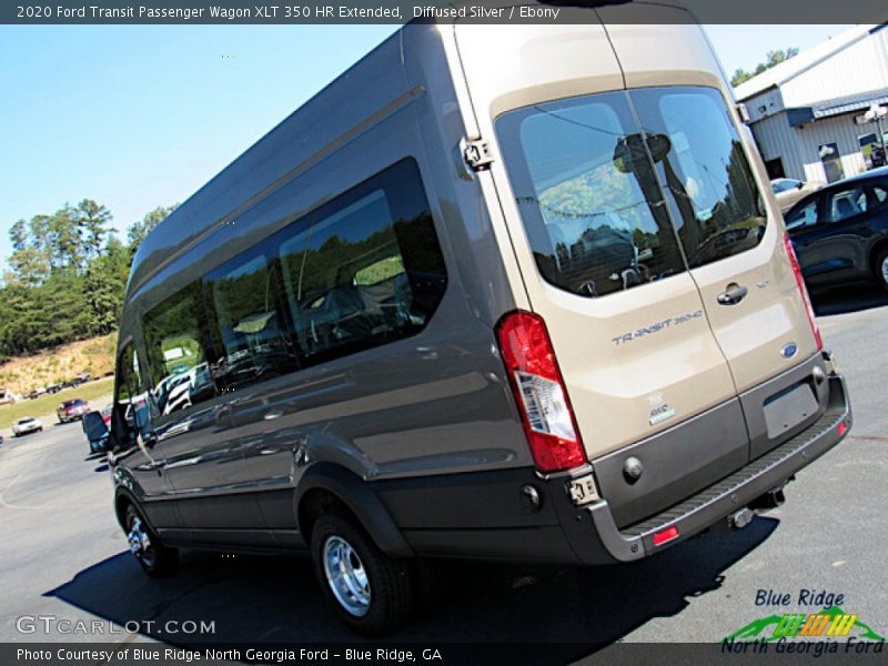 Diffused Silver / Ebony 2020 Ford Transit Passenger Wagon XLT 350 HR Extended