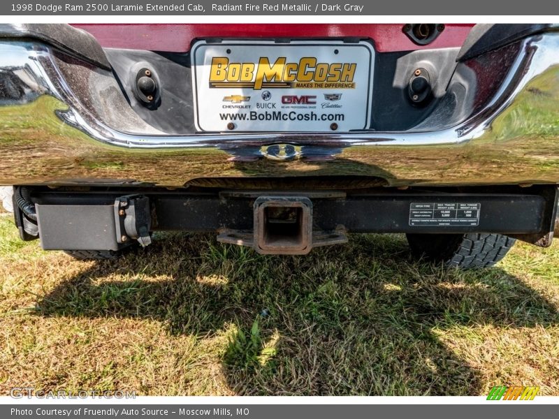 Radiant Fire Red Metallic / Dark Gray 1998 Dodge Ram 2500 Laramie Extended Cab