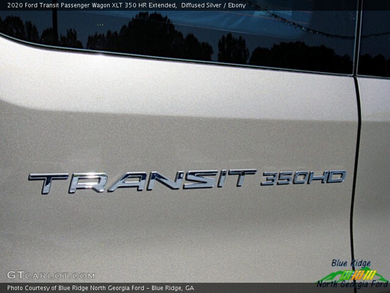 Diffused Silver / Ebony 2020 Ford Transit Passenger Wagon XLT 350 HR Extended
