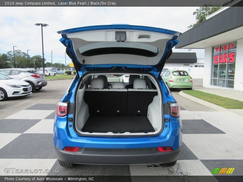 Laser Blue Pearl / Black/Ski Gray 2019 Jeep Compass Limited
