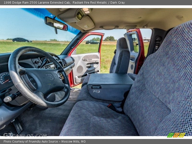 Radiant Fire Red Metallic / Dark Gray 1998 Dodge Ram 2500 Laramie Extended Cab