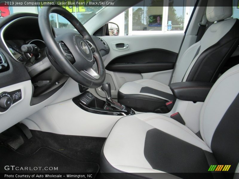 Laser Blue Pearl / Black/Ski Gray 2019 Jeep Compass Limited