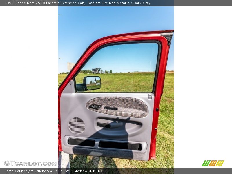 Radiant Fire Red Metallic / Dark Gray 1998 Dodge Ram 2500 Laramie Extended Cab