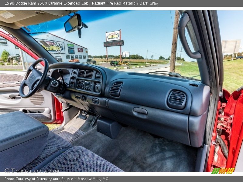 Radiant Fire Red Metallic / Dark Gray 1998 Dodge Ram 2500 Laramie Extended Cab