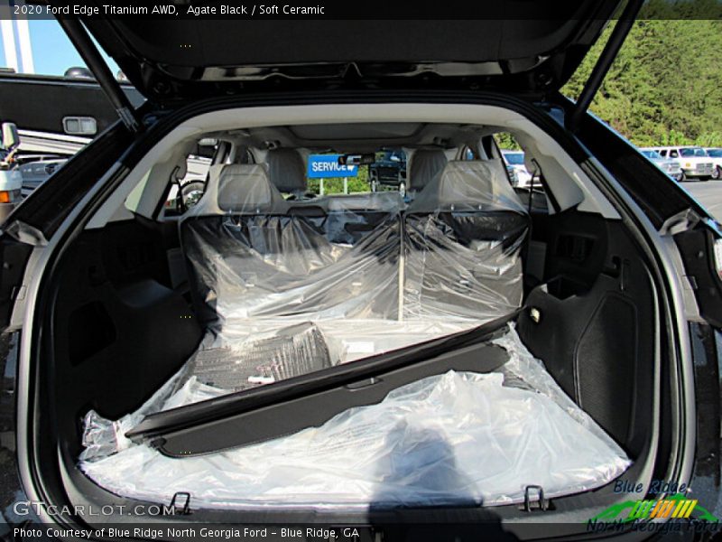 Agate Black / Soft Ceramic 2020 Ford Edge Titanium AWD