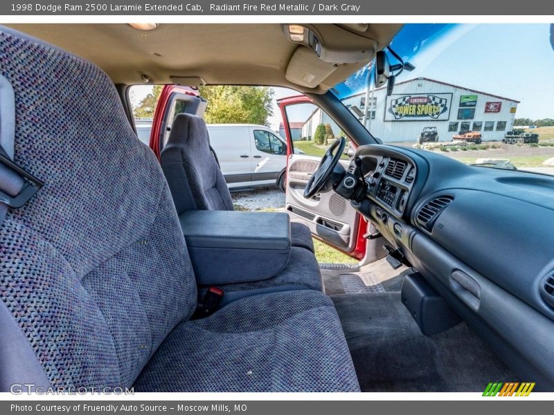 Radiant Fire Red Metallic / Dark Gray 1998 Dodge Ram 2500 Laramie Extended Cab