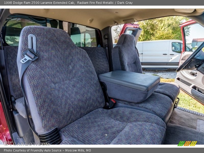 Radiant Fire Red Metallic / Dark Gray 1998 Dodge Ram 2500 Laramie Extended Cab