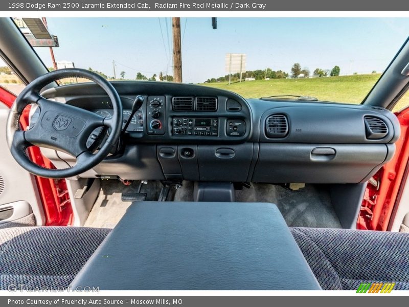 Radiant Fire Red Metallic / Dark Gray 1998 Dodge Ram 2500 Laramie Extended Cab