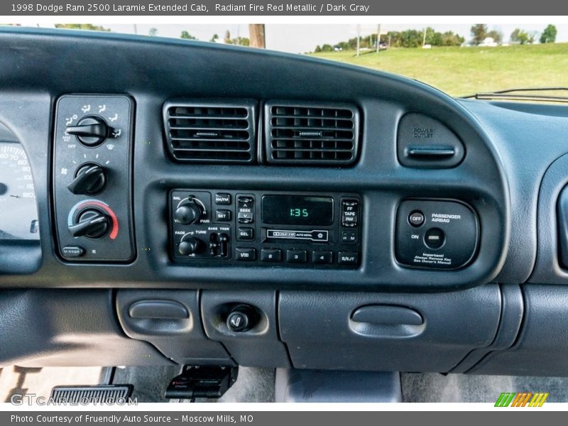 Radiant Fire Red Metallic / Dark Gray 1998 Dodge Ram 2500 Laramie Extended Cab