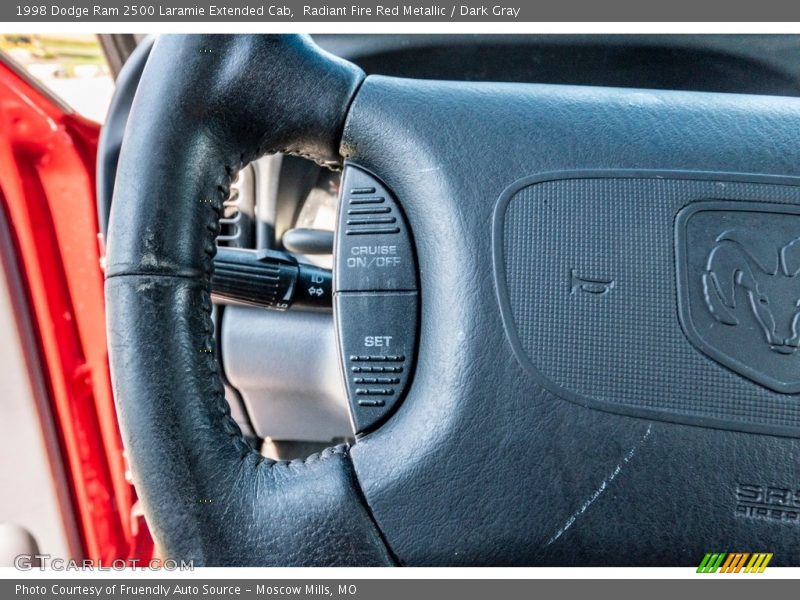 Radiant Fire Red Metallic / Dark Gray 1998 Dodge Ram 2500 Laramie Extended Cab