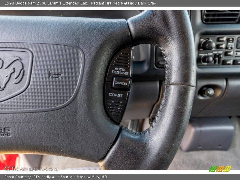 Radiant Fire Red Metallic / Dark Gray 1998 Dodge Ram 2500 Laramie Extended Cab