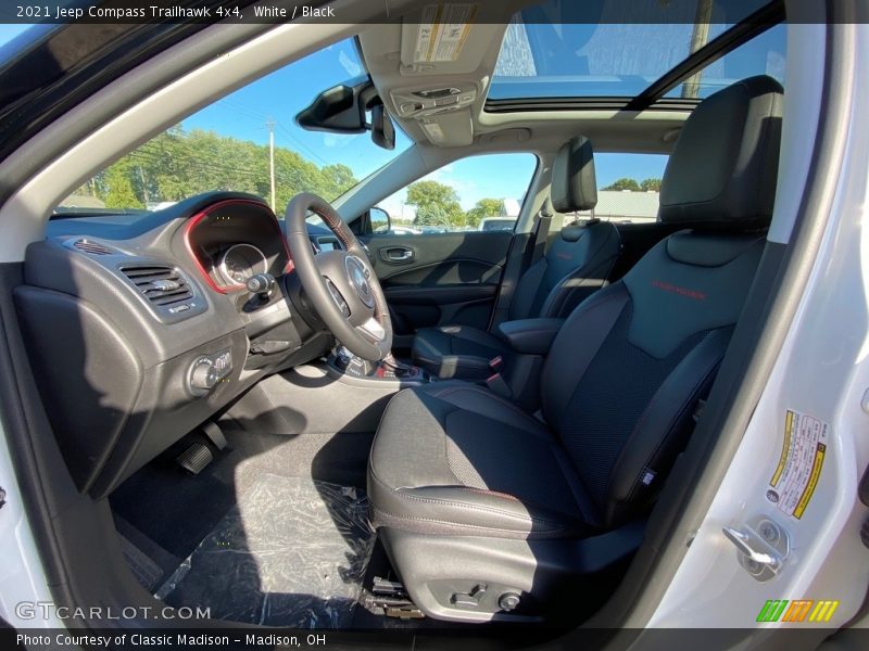 White / Black 2021 Jeep Compass Trailhawk 4x4