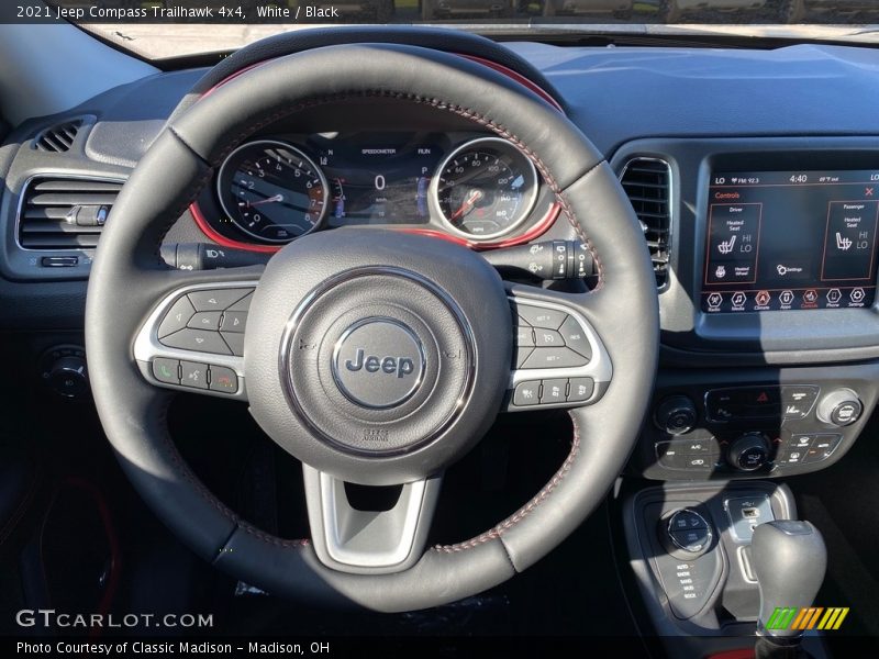 White / Black 2021 Jeep Compass Trailhawk 4x4