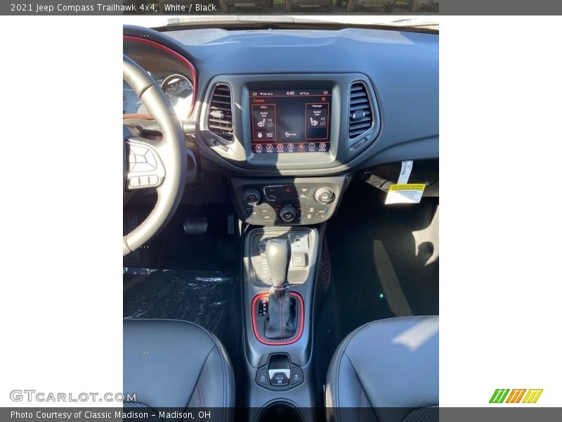 White / Black 2021 Jeep Compass Trailhawk 4x4