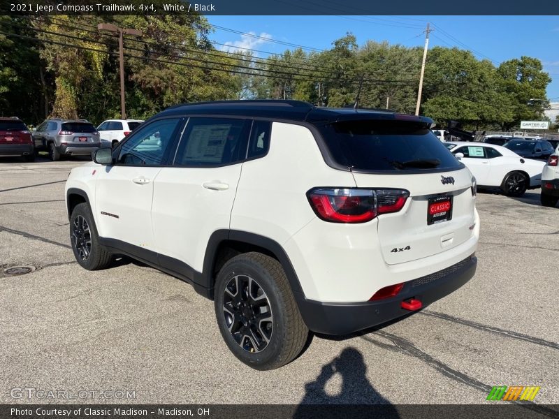 White / Black 2021 Jeep Compass Trailhawk 4x4