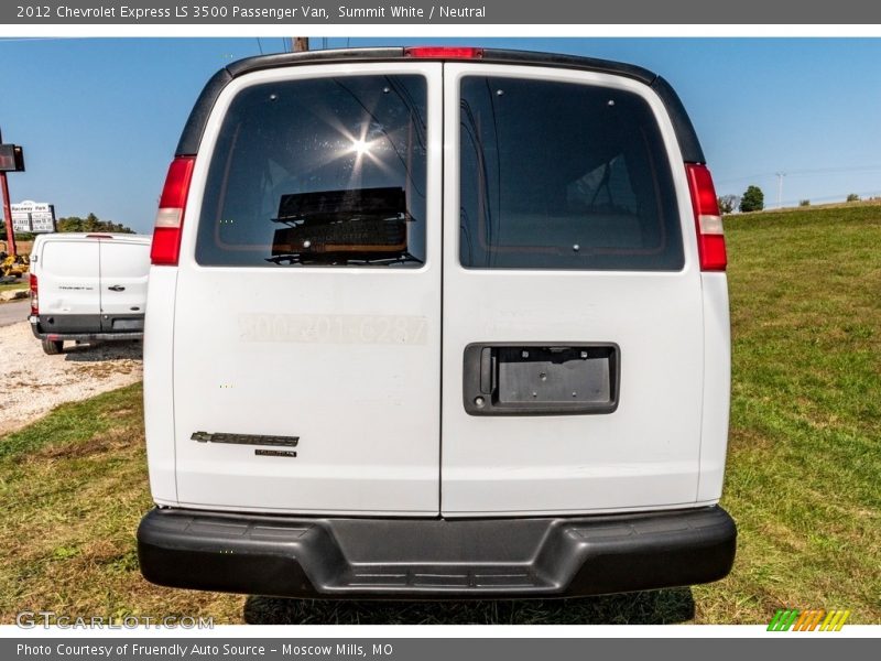 Summit White / Neutral 2012 Chevrolet Express LS 3500 Passenger Van
