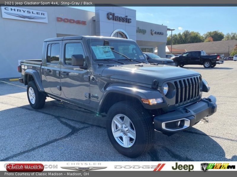 Sting-Gray / Black 2021 Jeep Gladiator Sport 4x4