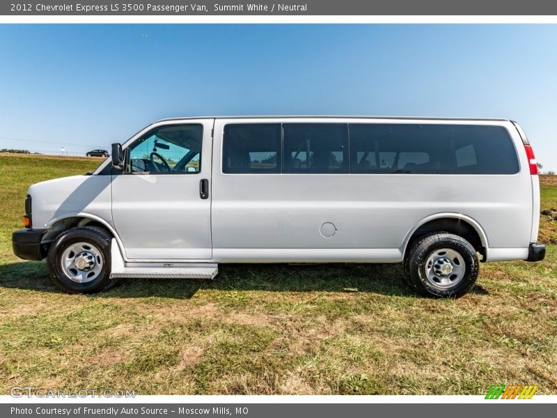 Summit White / Neutral 2012 Chevrolet Express LS 3500 Passenger Van