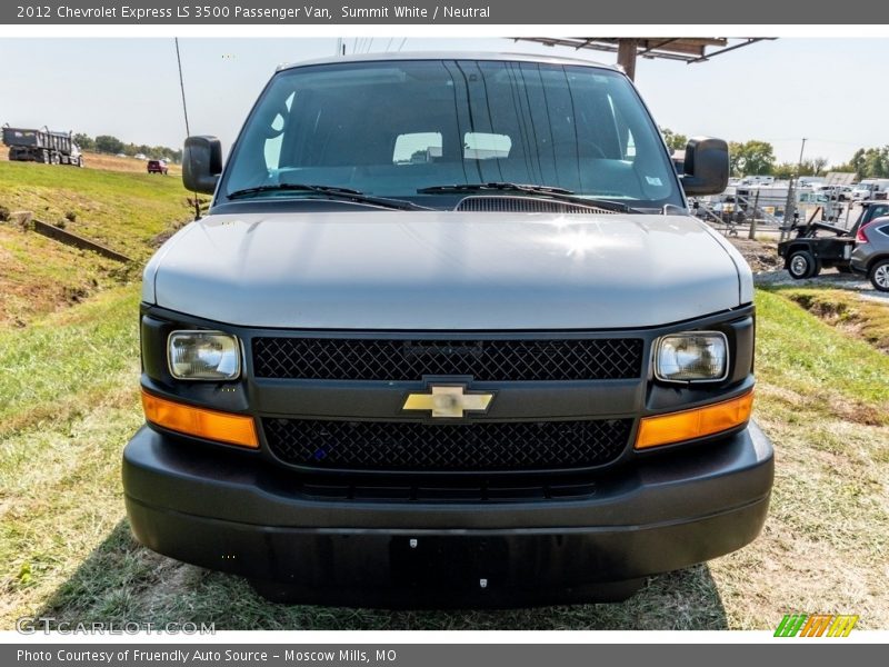 Summit White / Neutral 2012 Chevrolet Express LS 3500 Passenger Van