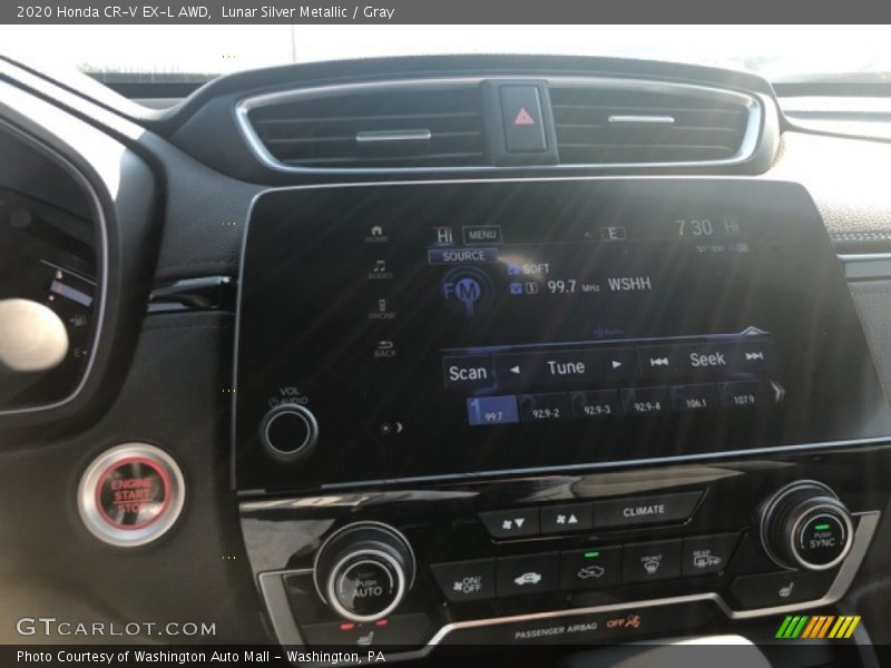 Lunar Silver Metallic / Gray 2020 Honda CR-V EX-L AWD