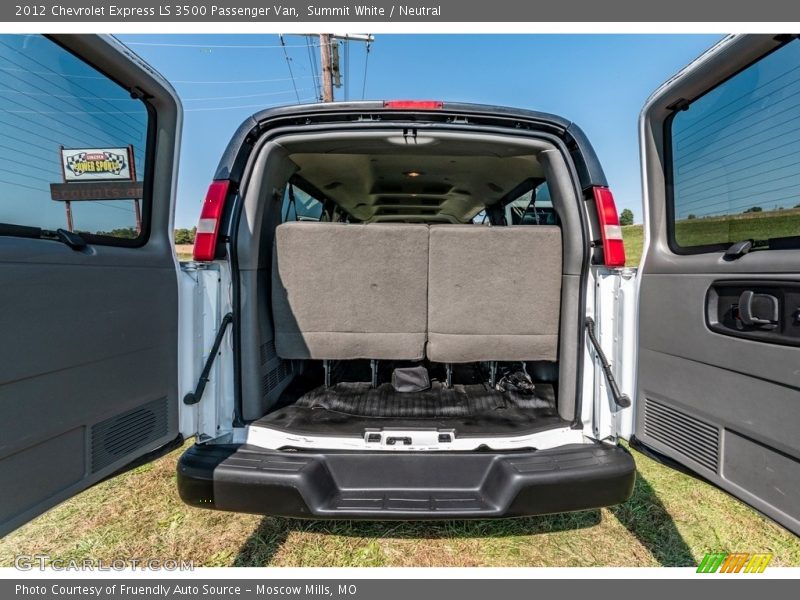 Summit White / Neutral 2012 Chevrolet Express LS 3500 Passenger Van