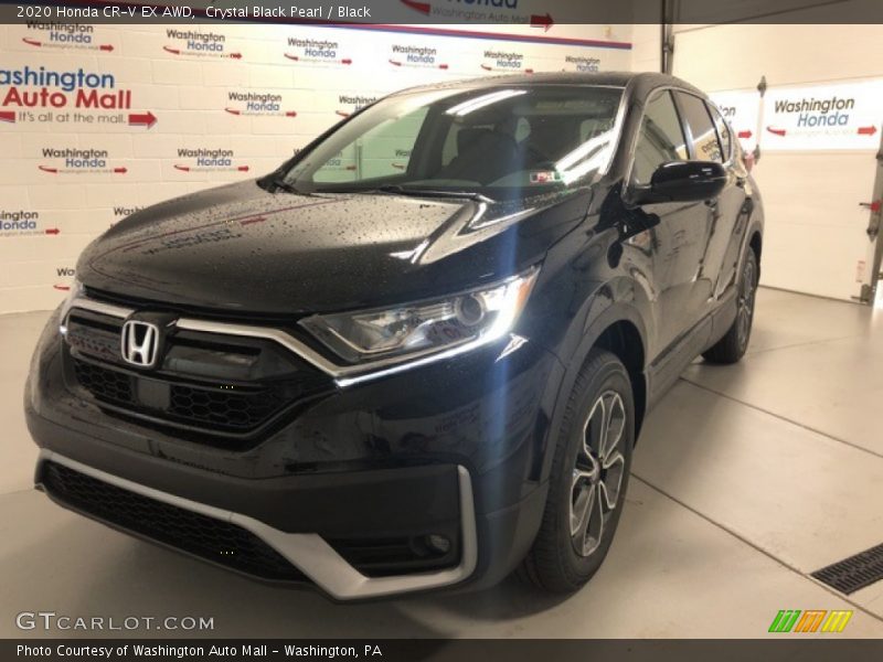 Crystal Black Pearl / Black 2020 Honda CR-V EX AWD