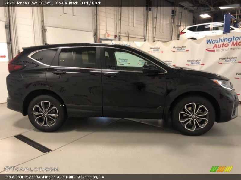 Crystal Black Pearl / Black 2020 Honda CR-V EX AWD