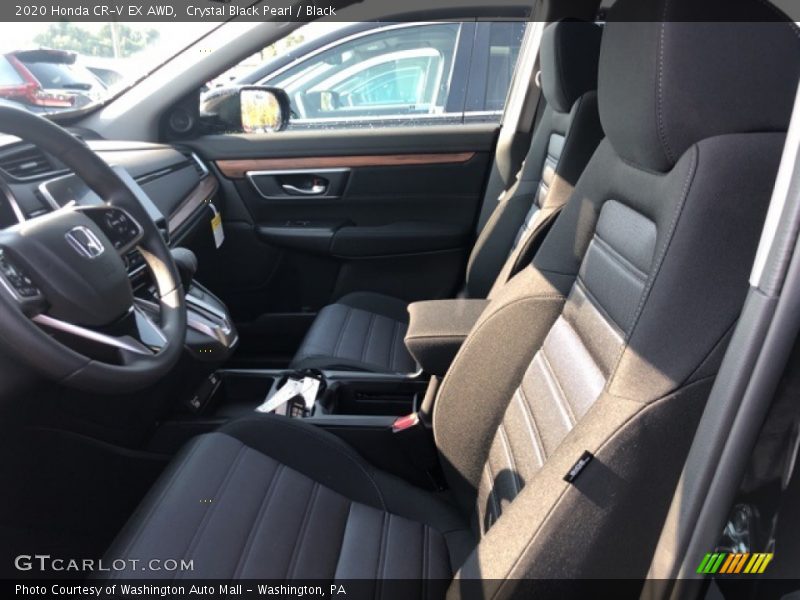 Crystal Black Pearl / Black 2020 Honda CR-V EX AWD