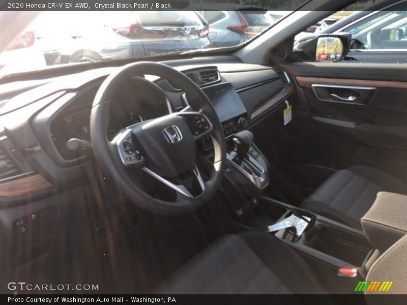 Crystal Black Pearl / Black 2020 Honda CR-V EX AWD