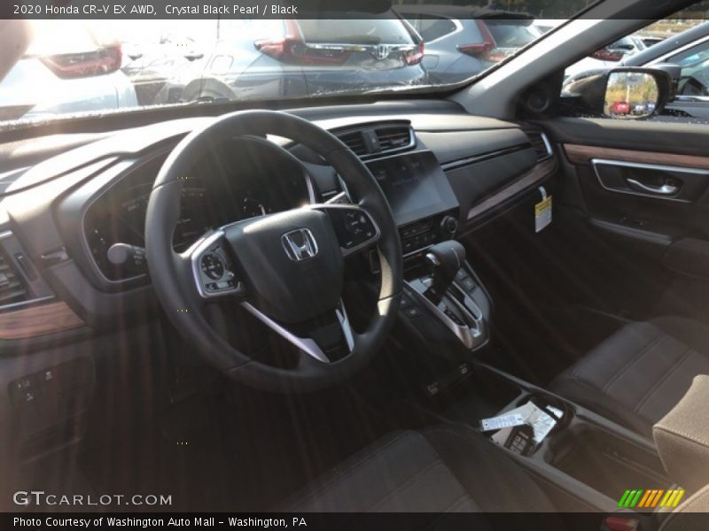 Crystal Black Pearl / Black 2020 Honda CR-V EX AWD