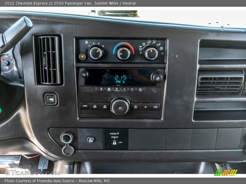 Summit White / Neutral 2012 Chevrolet Express LS 3500 Passenger Van