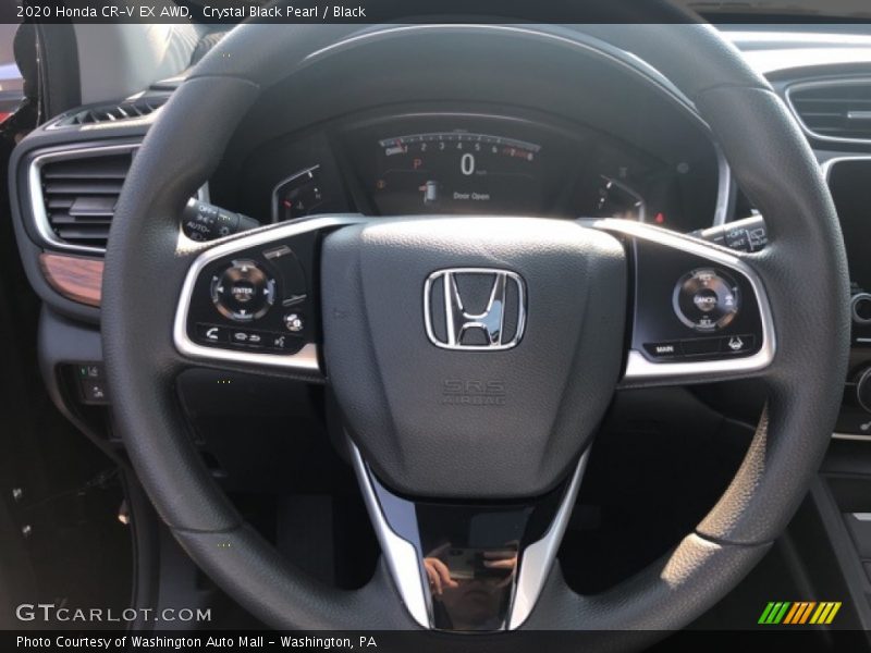 Crystal Black Pearl / Black 2020 Honda CR-V EX AWD