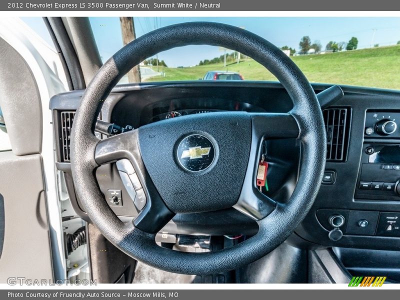 Summit White / Neutral 2012 Chevrolet Express LS 3500 Passenger Van