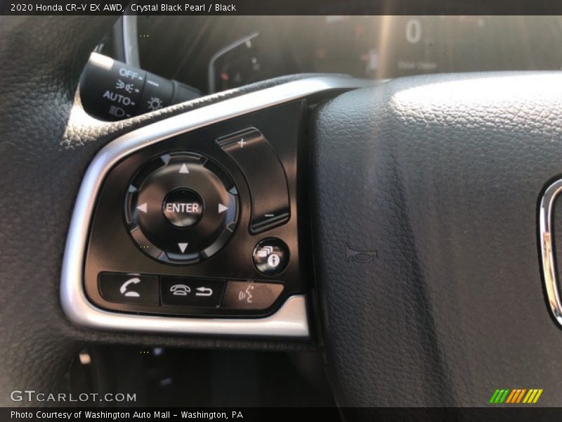 Crystal Black Pearl / Black 2020 Honda CR-V EX AWD