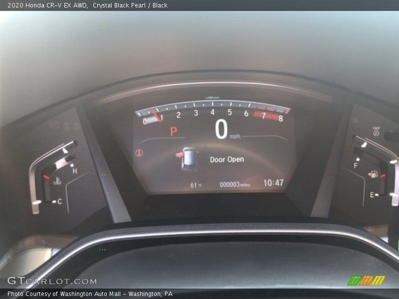 Crystal Black Pearl / Black 2020 Honda CR-V EX AWD