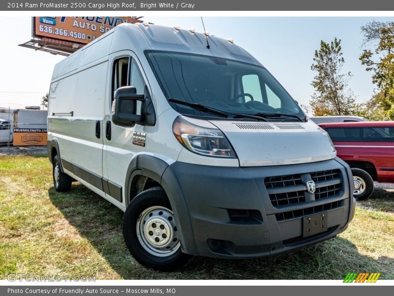 Front 3/4 View of 2014 ProMaster 2500 Cargo High Roof