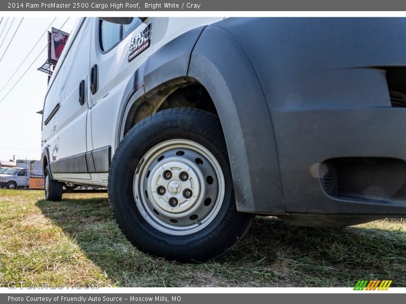 Bright White / Gray 2014 Ram ProMaster 2500 Cargo High Roof