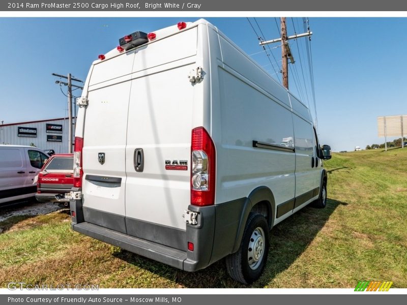 Bright White / Gray 2014 Ram ProMaster 2500 Cargo High Roof