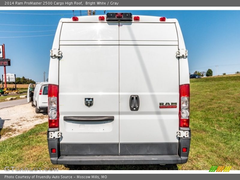 Bright White / Gray 2014 Ram ProMaster 2500 Cargo High Roof