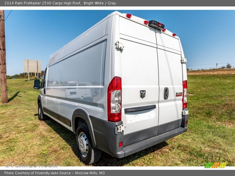 Bright White / Gray 2014 Ram ProMaster 2500 Cargo High Roof