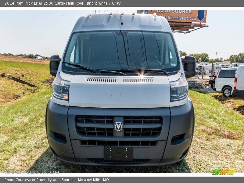 Bright White / Gray 2014 Ram ProMaster 2500 Cargo High Roof