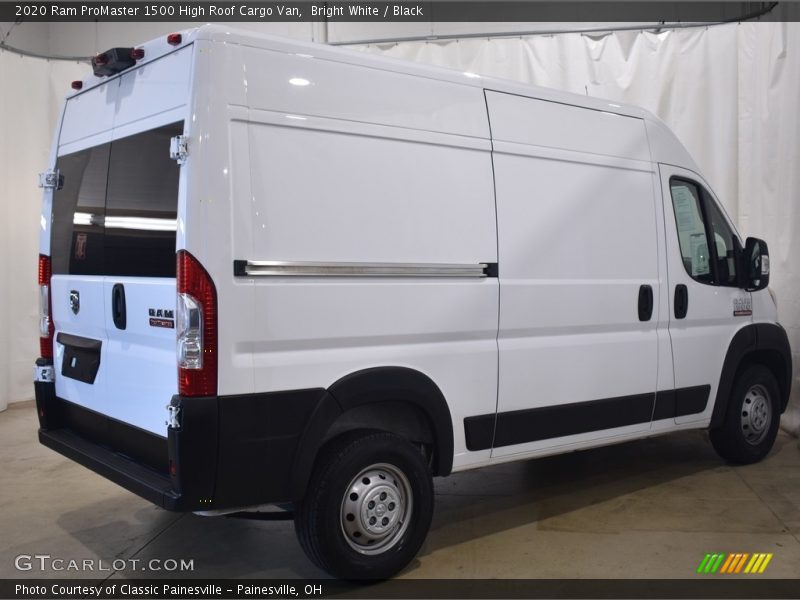 Bright White / Black 2020 Ram ProMaster 1500 High Roof Cargo Van