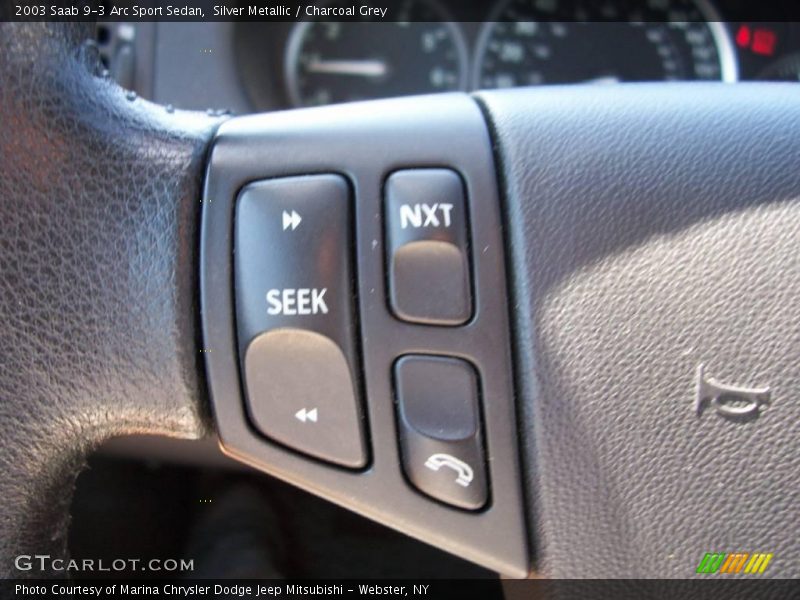 Silver Metallic / Charcoal Grey 2003 Saab 9-3 Arc Sport Sedan